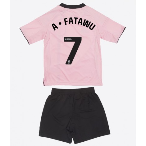 Leicester City Issahaku Fatawu #7 Derde tenue Kids 2025-26 Korte Mouw (+ Korte broeken)