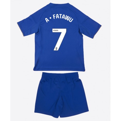 Leicester City Issahaku Fatawu #7 Thuis tenue Kids 2025-26 Korte Mouw (+ Korte broeken)
