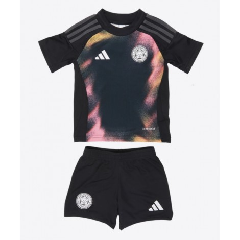 Leicester City Jamie Vardy #9 Uit tenue Kids 2024-25 Korte Mouw (+ Korte broeken)