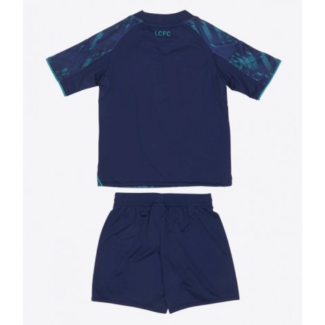 Leicester City Uit tenue Kids 2025-26 Korte Mouw (+ Korte broeken)