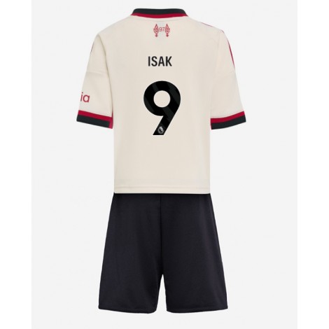Liverpool Alexander Isak #9 Uit tenue Kids 2025-26 Korte Mouw (+ Korte broeken)