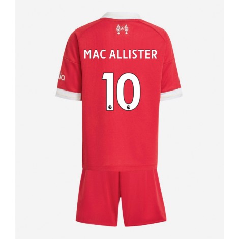 Liverpool Alexis Mac Allister #10 Thuis tenue Kids 2025-26 Korte Mouw (+ Korte broeken)