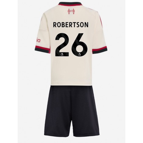 Liverpool Andrew Robertson #26 Uit tenue Kids 2025-26 Korte Mouw (+ Korte broeken)