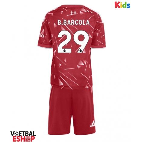 Liverpool Bradley Barcola #29 Thuis tenue Kids 2026-27 Korte Mouw (+ Korte broeken)