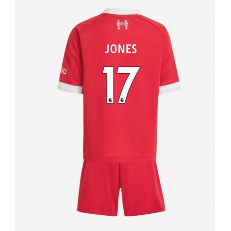Liverpool Curtis Jones #17 Thuis tenue Kids 2025-26 Korte Mouw (+ Korte broeken)