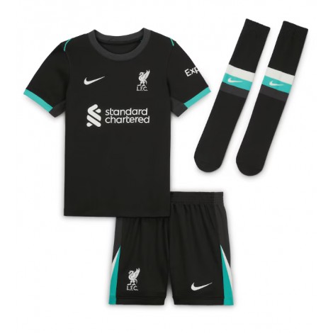 Liverpool Darwin Nunez #9 Uit tenue Kids 2024-25 Korte Mouw (+ Korte broeken)