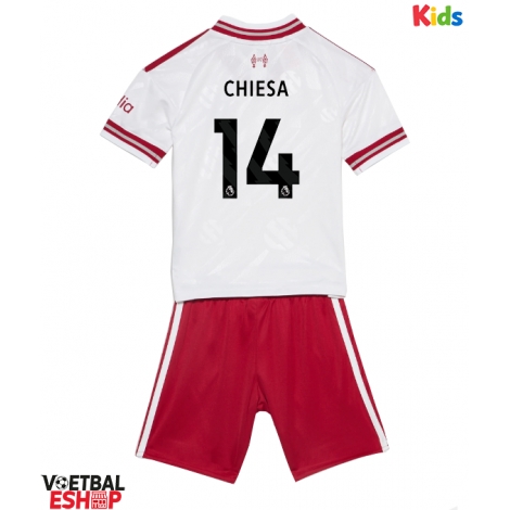 Liverpool Federico Chiesa #14 Uit tenue Kids 2026-27 Korte Mouw (+ Korte broeken)