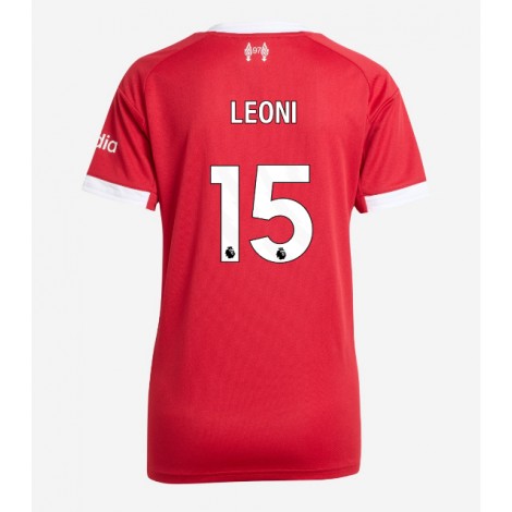 Liverpool Giovanni Leoni #15 Thuis tenue Dames 2025-26 Korte Mouw Liverpool Giovanni Leoni #15 Thuis tenue Dames 2025-26 Korte Mouw