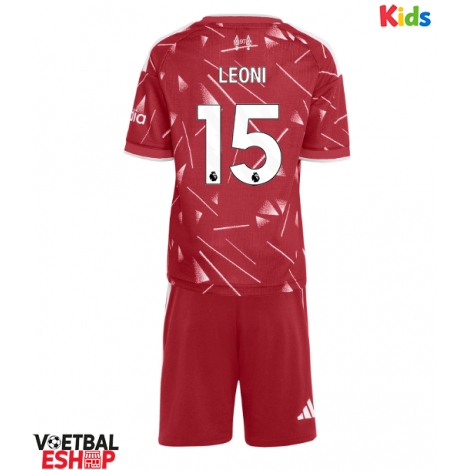 Liverpool Giovanni Leoni #15 Thuis tenue Kids 2026-27 Korte Mouw (+ Korte broeken)