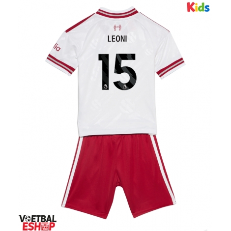 Liverpool Giovanni Leoni #15 Uit tenue Kids 2026-27 Korte Mouw (+ Korte broeken)
