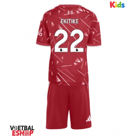 Liverpool Hugo Ekitike #22 Thuis tenue Kids 2026-27 Korte Mouw (+ Korte broeken)