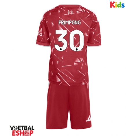 Liverpool Jeremie Frimpong #30 Thuis tenue Kids 2026-27 Korte Mouw (+ Korte broeken)