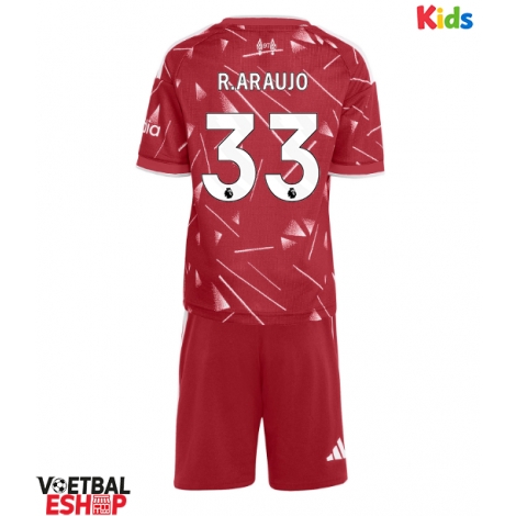 Liverpool Ronald Araujo #33 Thuis tenue Kids 2026-27 Korte Mouw (+ Korte broeken)