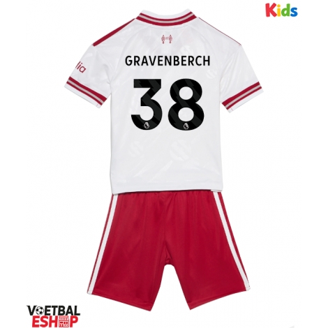 Liverpool Ryan Gravenberch #38 Uit tenue Kids 2026-27 Korte Mouw (+ Korte broeken)