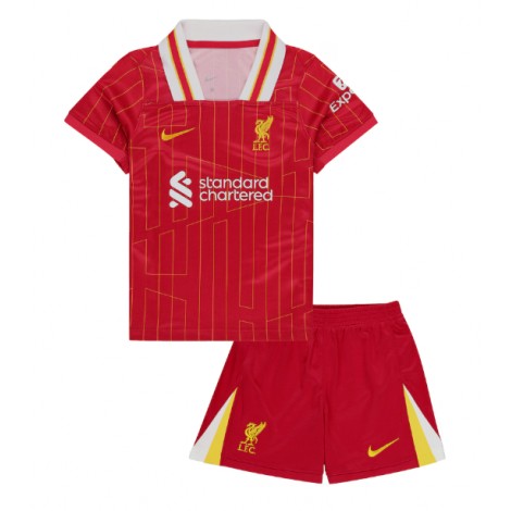 Liverpool Thuis tenue Kids 2024-25 Korte Mouw (+ Korte broeken)