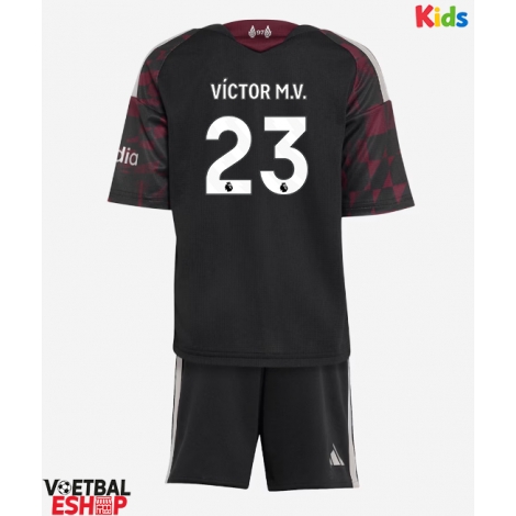 Liverpool Victor Munoz #23 Derde tenue Kids 2026-27 Korte Mouw (+ Korte broeken)