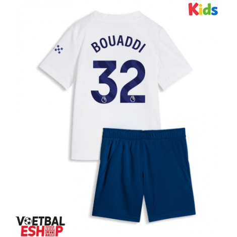 Manchester City Ayyoub Bouaddi #32 Derde tenue Kids 2026-27 Korte Mouw (+ Korte broeken)
