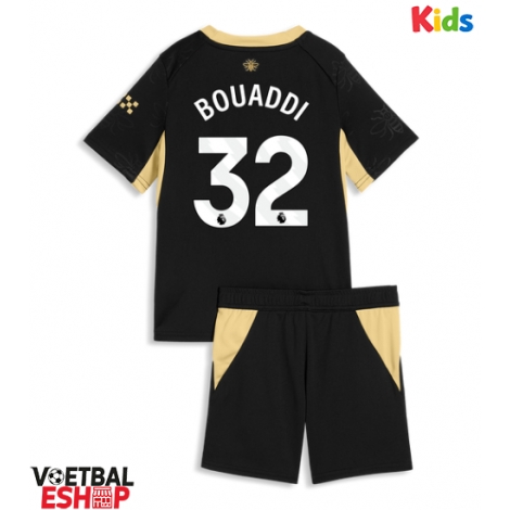 Manchester City Ayyoub Bouaddi #32 Uit tenue Kids 2026-27 Korte Mouw (+ Korte broeken)