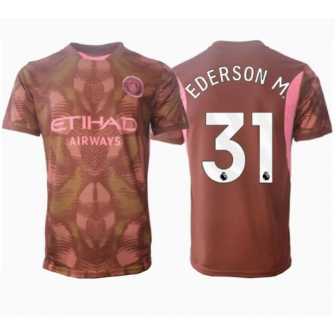 Manchester City Ederson Moraes #31 Keeper Thuis tenue 2024-25 Korte Mouw