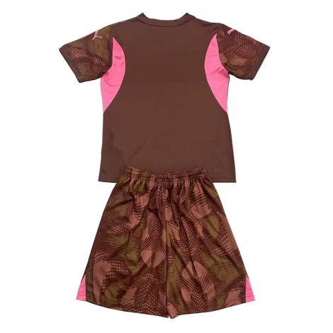 Manchester City Keeper Thuis tenue Kids 2024-25 Korte Mouw (+ Korte broeken)