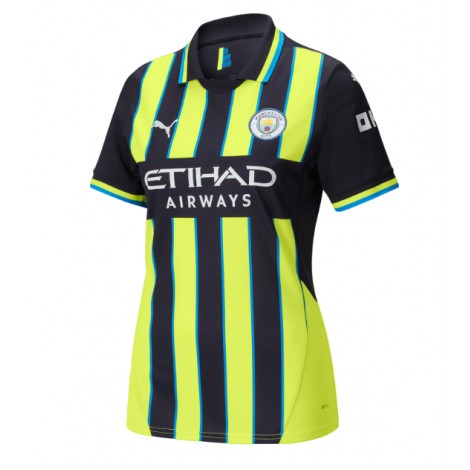 Manchester City Kevin De Bruyne #17 Uit tenue Dames 2024-25 Korte Mouw Manchester City Kevin De Bruyne #17 Uit tenue Dames 2024-25 Korte Mouw