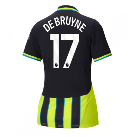 Manchester City Kevin De Bruyne #17 Uit tenue Dames 2024-25 Korte Mouw Manchester City Kevin De Bruyne #17 Uit tenue Dames 2024-25 Korte Mouw