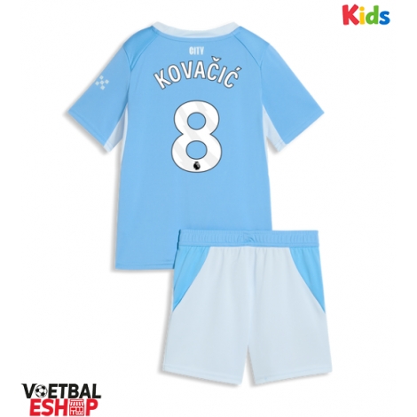 Manchester City Mateo Kovacic #8 Thuis tenue Kids 2026-27 Korte Mouw (+ Korte broeken)