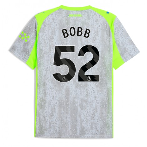 Manchester City Oscar Bobb #52 Derde tenue 2025-26 Korte Mouw Manchester City Oscar Bobb #52 Derde tenue 2025-26 Korte Mouw