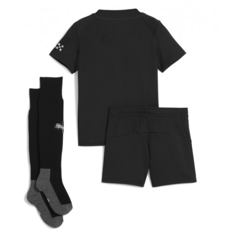 Manchester City Uit tenue Kids 2025-26 Korte Mouw (+ Korte broeken)