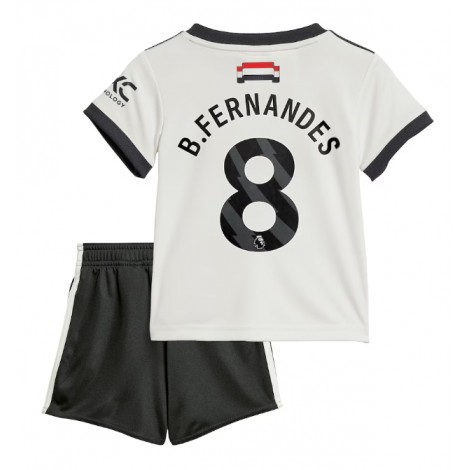 Manchester United Bruno Fernandes #8 Derde tenue Kids 2024-25 Korte Mouw (+ Korte broeken)