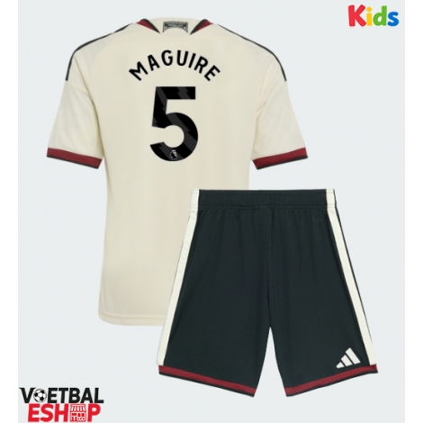 Manchester United Harry Maguire #5 Derde tenue Kids 2026-27 Korte Mouw (+ Korte broeken)
