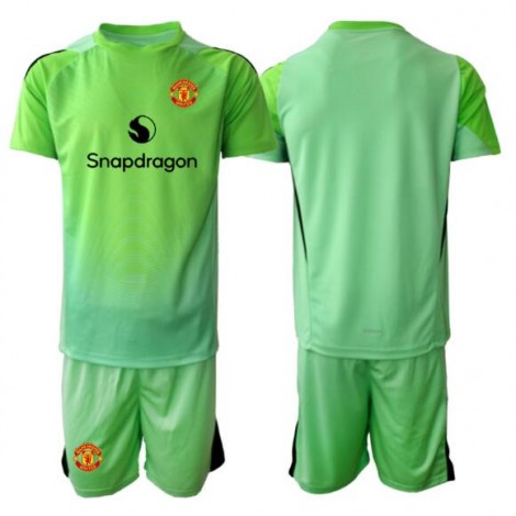 Manchester United Keeper Derde tenue Kids 2025-26 Korte Mouw (+ Korte broeken)