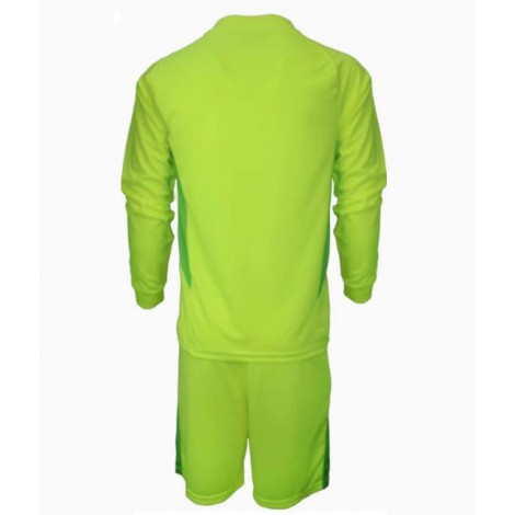 Manchester United Keeper Uit tenue Kids 2024-25 Lange Mouw (+ Korte broeken)