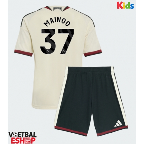 Manchester United Kobbie Mainoo #37 Derde tenue Kids 2026-27 Korte Mouw (+ Korte broeken)