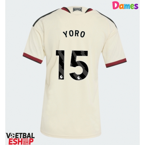 Manchester United Leny Yoro #15 Derde tenue Dames 2026-27 Korte Mouw