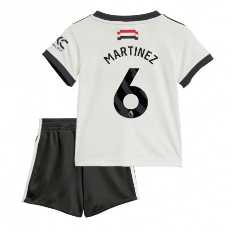 Manchester United Lisandro Martinez #6 Derde tenue Kids 2024-25 Korte Mouw (+ Korte broeken)