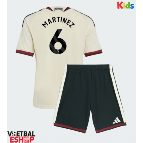 Manchester United Lisandro Martinez #6 Derde tenue Kids 2026-27 Korte Mouw (+ Korte broeken)