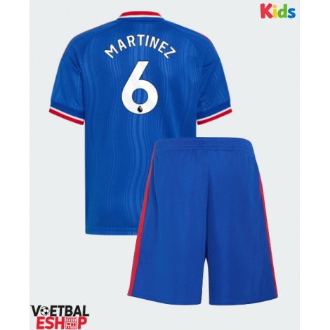Manchester United Lisandro Martinez #6 Uit tenue Kids 2026-27 Korte Mouw (+ Korte broeken)
