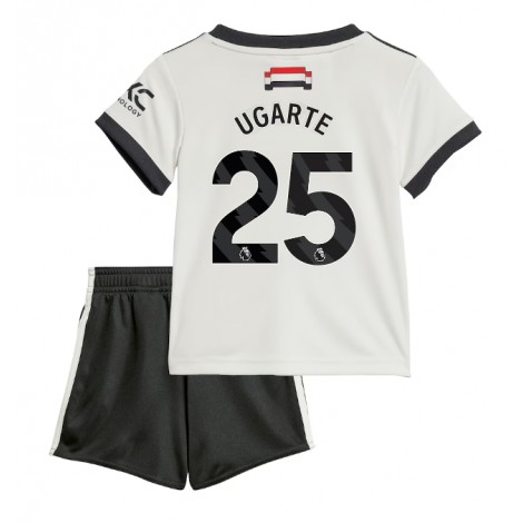 Manchester United Manuel Ugarte #25 Derde tenue Kids 2024-25 Korte Mouw (+ Korte broeken)