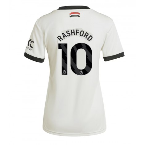 Manchester United Marcus Rashford #10 Derde tenue Dames 2024-25 Korte Mouw
