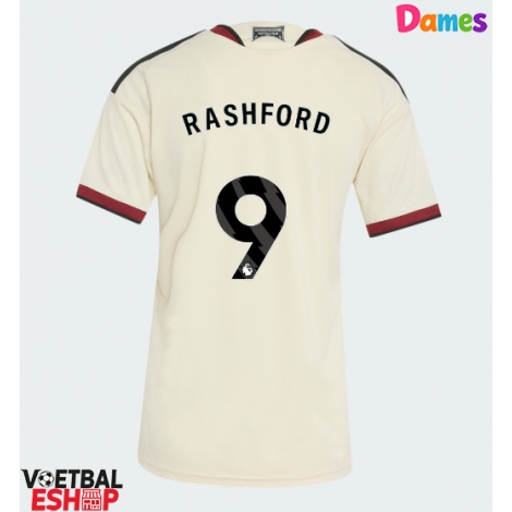 Manchester United Marcus Rashford #9 Derde tenue Dames 2026-27 Korte Mouw