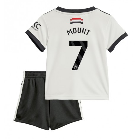 Manchester United Mason Mount #7 Derde tenue Kids 2024-25 Korte Mouw (+ Korte broeken)