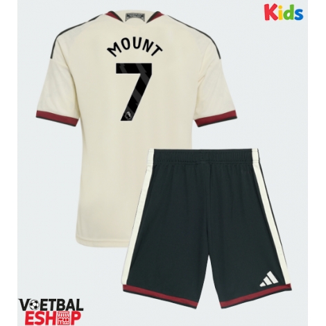 Manchester United Mason Mount #7 Derde tenue Kids 2026-27 Korte Mouw (+ Korte broeken)