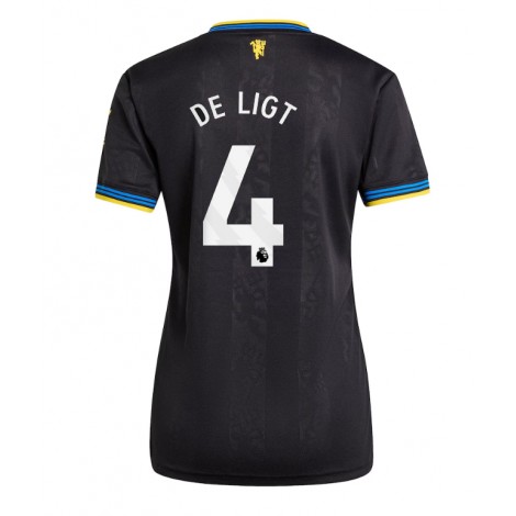 Manchester United Matthijs de Ligt #4 Derde tenue Dames 2025-26 Korte Mouw