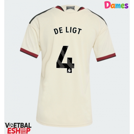 Manchester United Matthijs de Ligt #4 Derde tenue Dames 2026-27 Korte Mouw