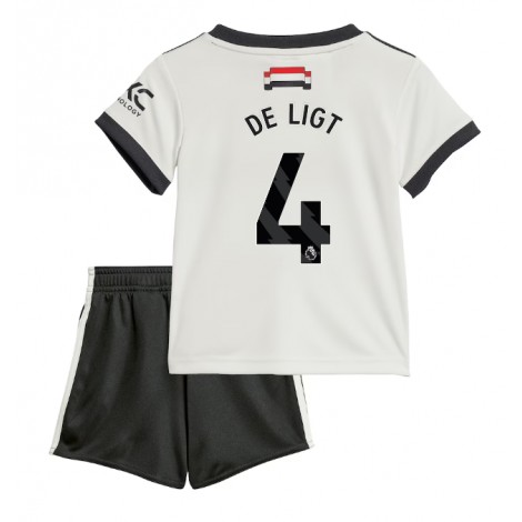 Manchester United Matthijs de Ligt #4 Derde tenue Kids 2024-25 Korte Mouw (+ Korte broeken)