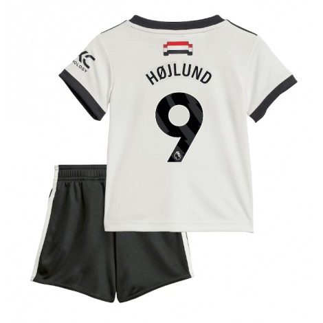 Manchester United Rasmus Hojlund #9 Derde tenue Kids 2024-25 Korte Mouw (+ Korte broeken)