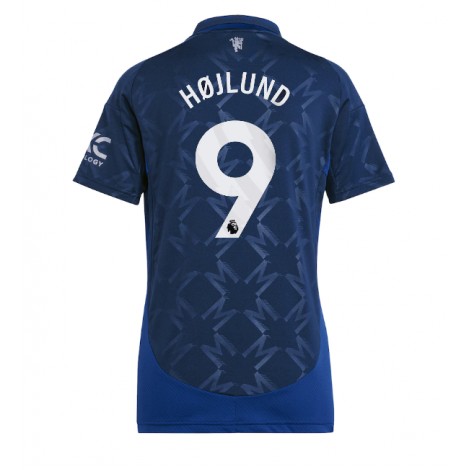 Manchester United Rasmus Hojlund #9 Uit tenue Dames 2024-25 Korte Mouw Manchester United Rasmus Hojlund #9 Uit tenue Dames 2024-25 Korte Mouw
