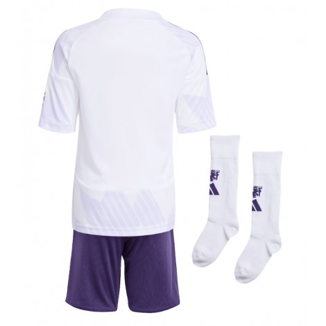 Manchester United Uit tenue Kids 2025-26 Korte Mouw (+ Korte broeken)