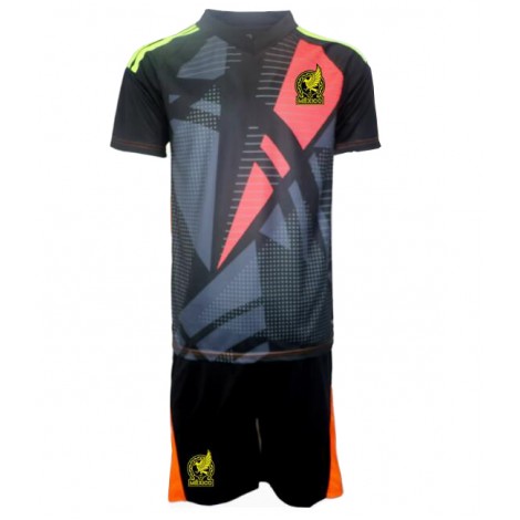 Mexico Keeper Thuis tenue Kids Copa America 2024 Korte Mouw (+ Korte broeken)
